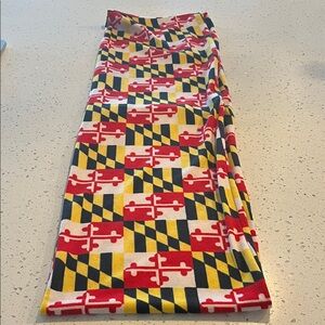 Maryland State flag pattern XFinity scarf